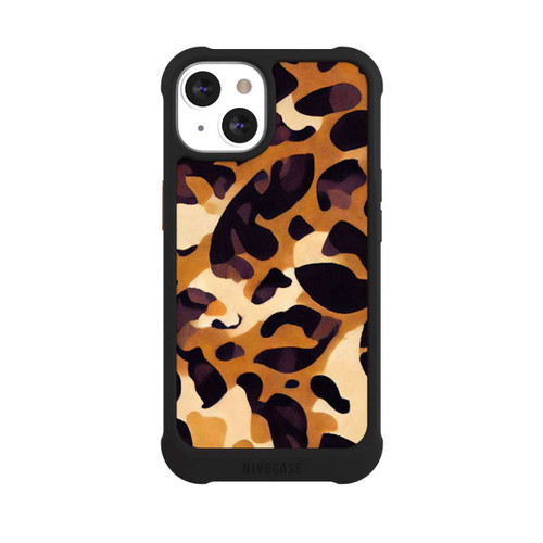 Apple iPhone 13 NIVOmax motif lion marron clair