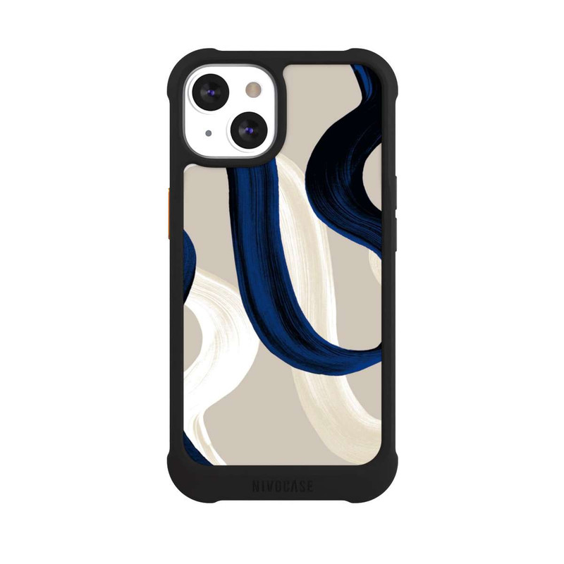 iPhone 13 NIVOmax Abstrakte Pinselstriche 80