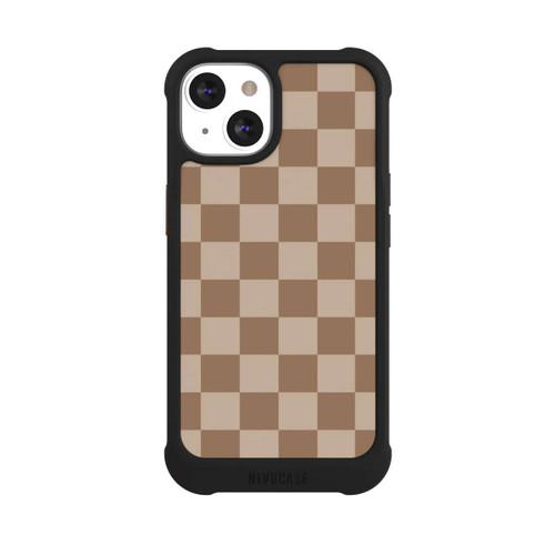 Apple iPhone 13 NIVOmax Brown check