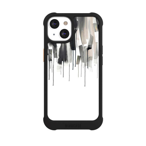 Apple iPhone 13 NIVOmax Watery Stripes Japandi Black