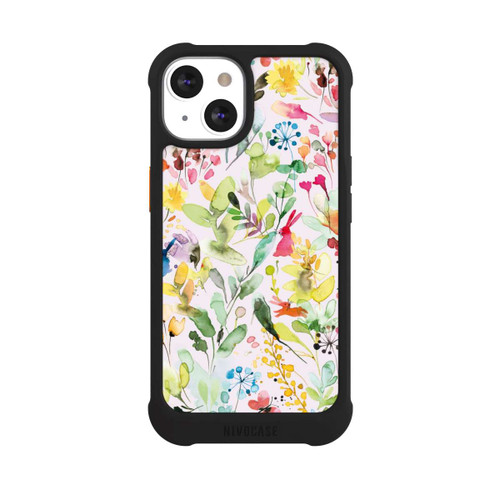 Apple iPhone 13 NIVOmax Wild Flowers Meadow Pink