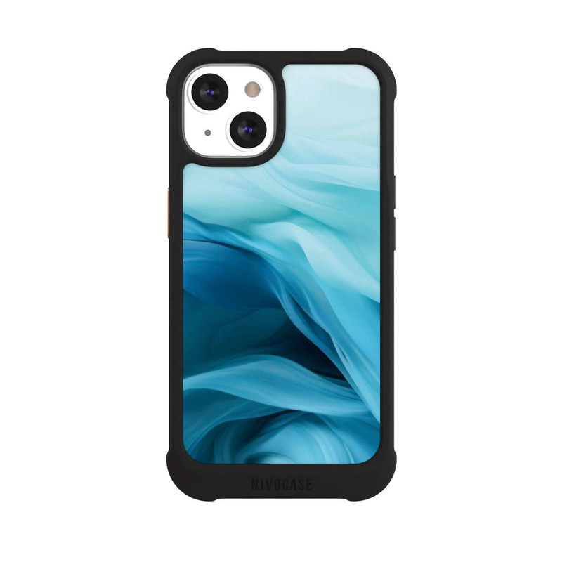 iPhone 13 NIVOmax Smooth Blue Texture