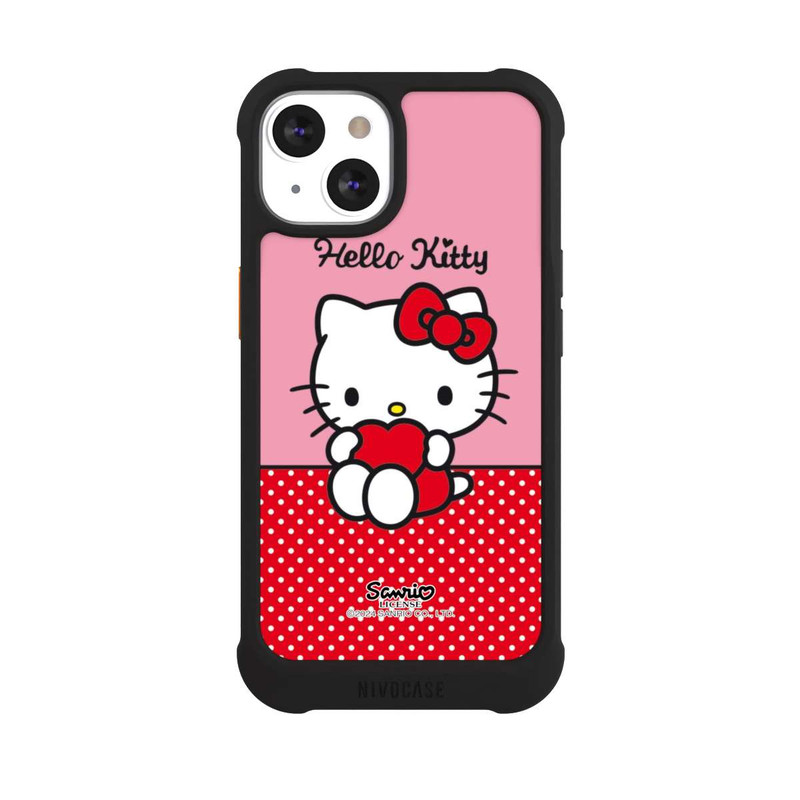 iPhone 13 NIVOmax Hello Kitty sitzend mit Herz