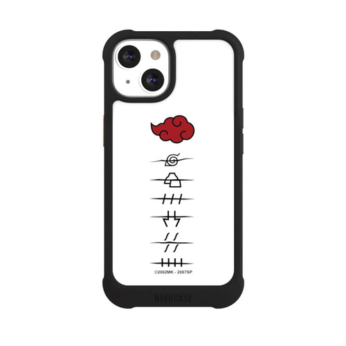 Apple iPhone 13 NIVOmax Symboles blancs des membres d'Akatsuki