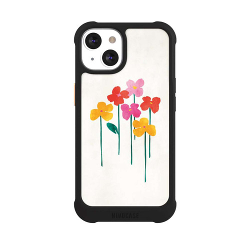 Apple iPhone 13 NIVOmax Kleine glückliche Blumen