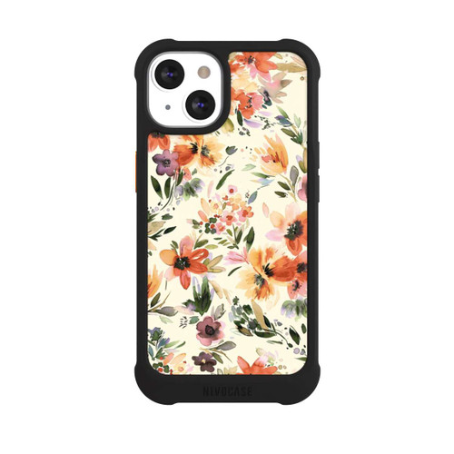 Apple iPhone 13 NIVOmax Summer Artistic Flowers Ivory