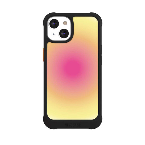 Apple iPhone 13 NIVOmax Aura yellow pink circle
