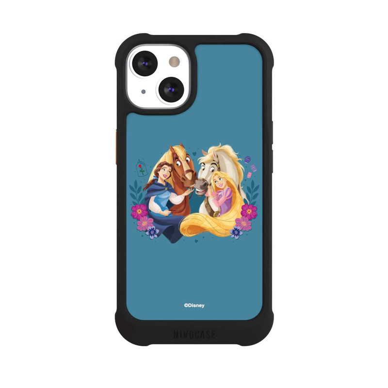 iPhone 13 NIVOmax Disney Princess Belle and Rapunzel with Horses