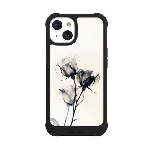 Apple iPhone 13 NIVOmax Schwarze Blume