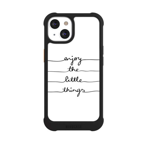 Apple iPhone 13 NIVOmax Enjoy The Little Things White