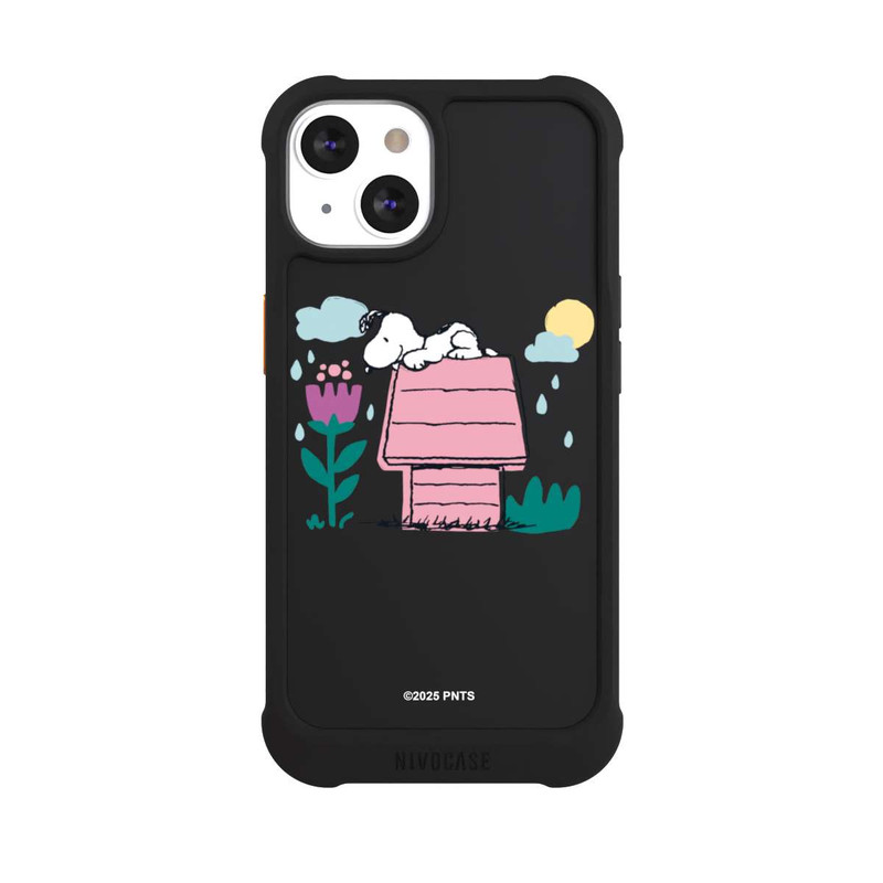 iPhone 13 NIVOmax Snoopy Chenil Printemps transparent