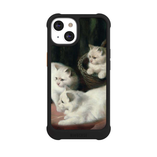 Apple iPhone 13 NIVOmax Three White Angora Kittens