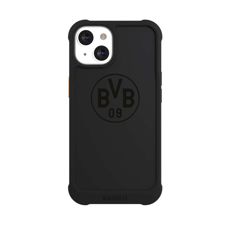iPhone 13 NIVOmax BVB Logo Schwarz Transparent