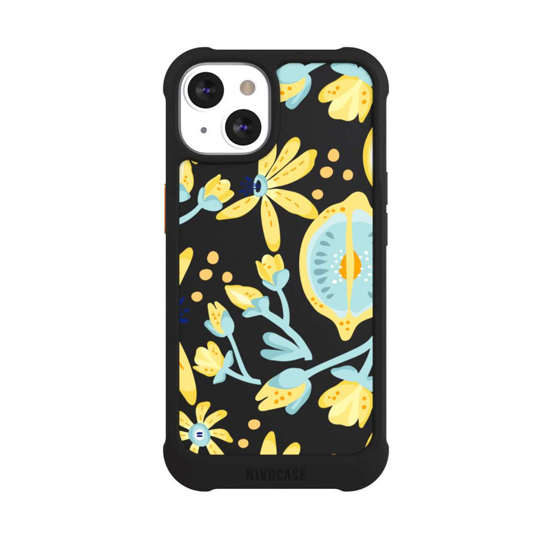 iPhone 13 NIVOmax Lemon Summer Pattern Transparent Yellow