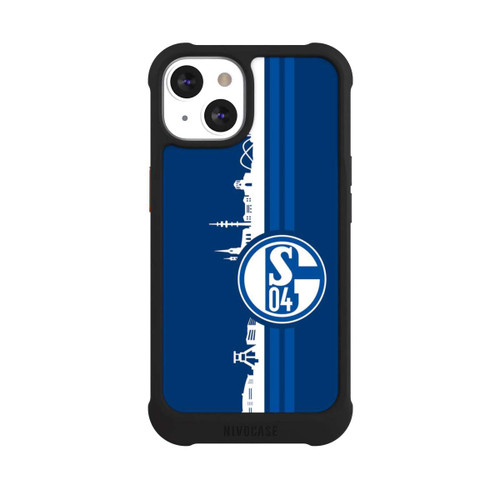Apple iPhone 13 NIVOmax Schalke 04 Skyline Blau