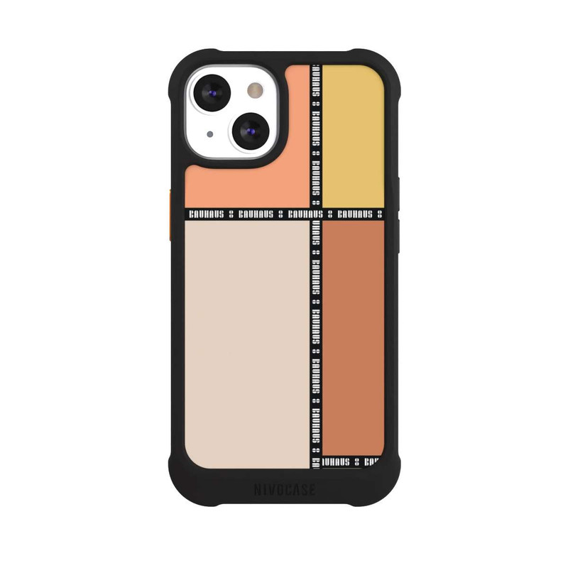 iPhone 13 NIVOmax Bauhaus Squares-Pastel