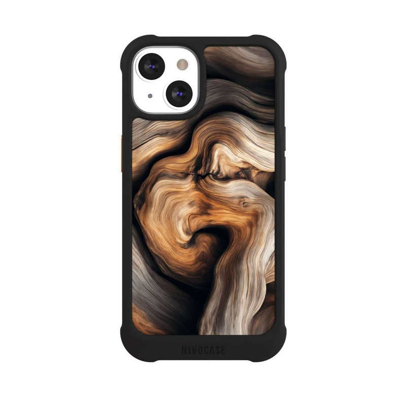 iPhone 13 NIVOmax Rustic Wood