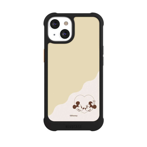 Apple iPhone 13 NIVOmax Mickey and Minnie Love Heart Beige