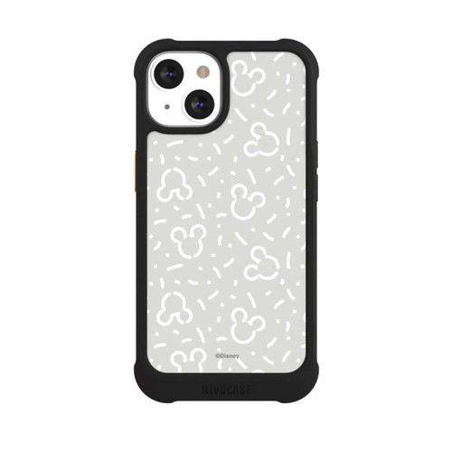 Apple iPhone 13 NIVOmax Disney Mickey Icon Pattern Grey