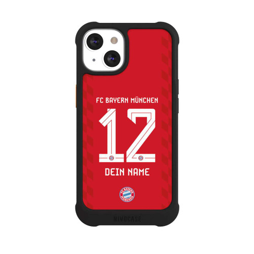 Apple iPhone 13 NIVOmax FC Bayern München Trikot Personalisierbar 25-26