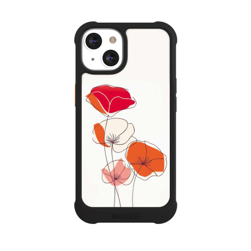 Apple iPhone 13 NIVOmax Poppies Line Art