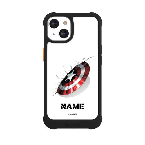 Apple iPhone 13 NIVOmax Captain America Shield Personalisierbar