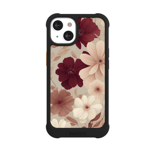 Apple iPhone 13 NIVOmax Romantische Pastellblumen mit KI
