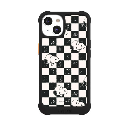 Apple iPhone 13 NIVOmax Snoopy Heads Checked Pattern