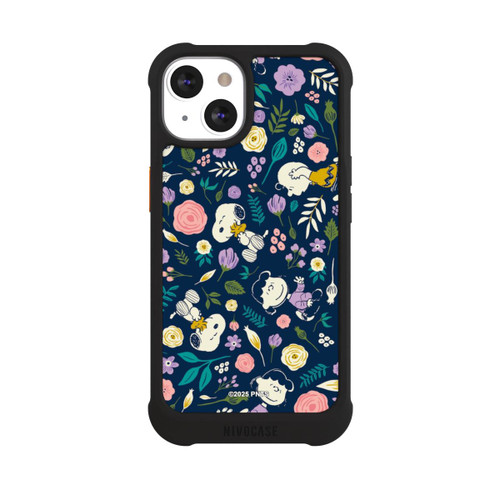 Apple iPhone 13 NIVOmax Peanuts Dark Flower Pattern