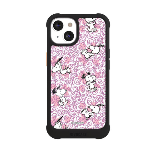 Apple iPhone 13 NIVOmax Peanuts Pink Roses Pattern