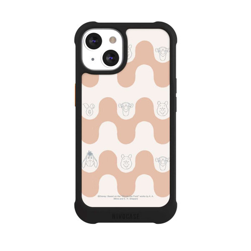 Apple iPhone 13 NIVOmax Winnie the Pooh and Friends Boho Waves Pattern