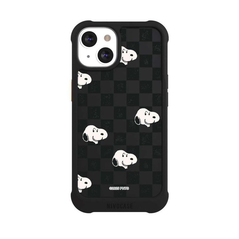 iPhone 13 NIVOmax Snoopy Checked Pattern