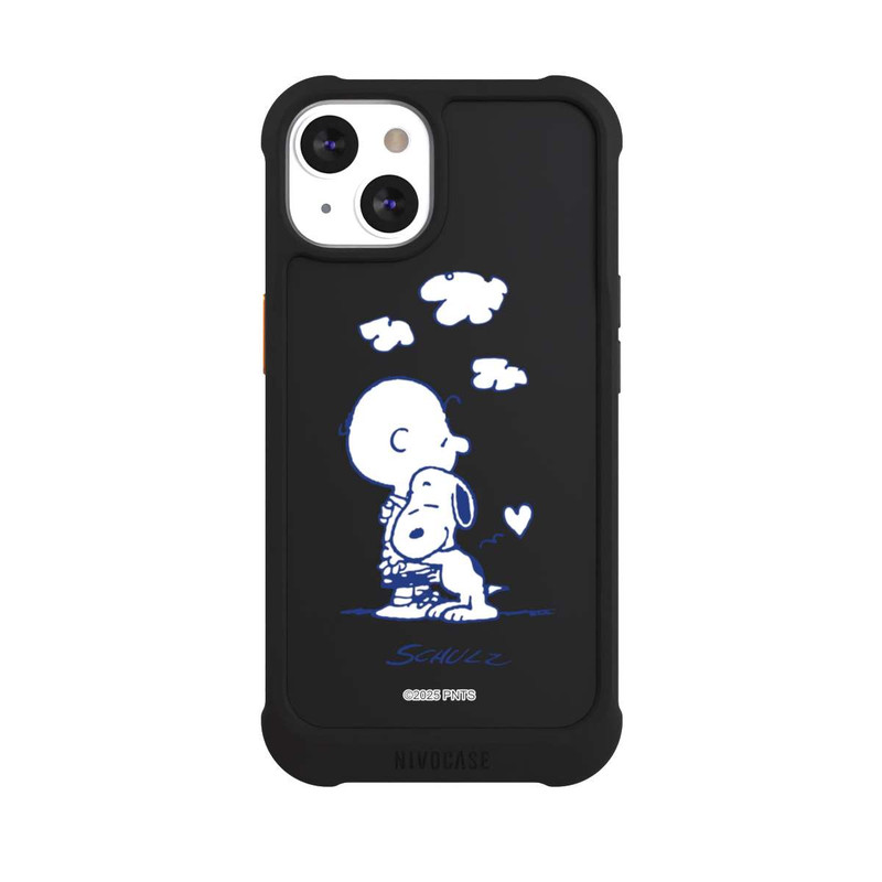 iPhone 13 NIVOmax Peanuts Charlie Brown Snoopy Hug Transparent