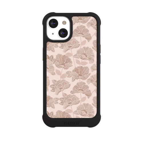 Apple iPhone 13 NIVOmax Brown Floral Block