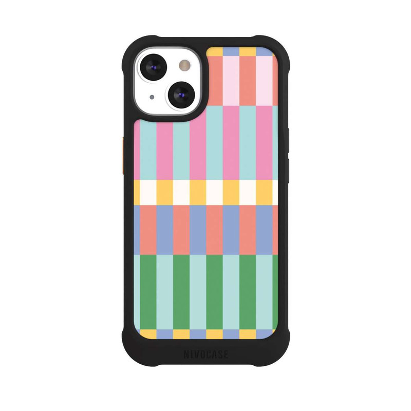 iPhone 13 NIVOmax Checked Theme Pastel