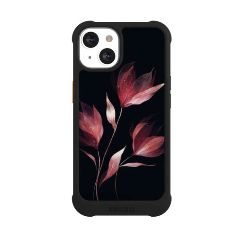Apple iPhone 13 NIVOmax Burgunderrote Blume Negativ