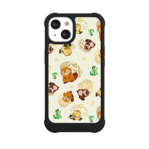 Apple iPhone 13 NIVOmax Hoppers Muster Gelb