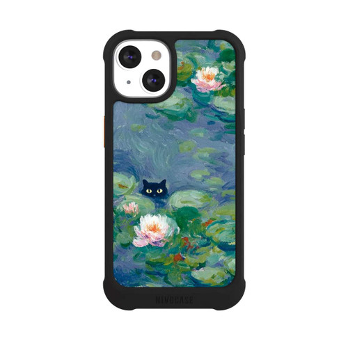 Apple iPhone 13 NIVOmax Katze im Teich Gemälde
