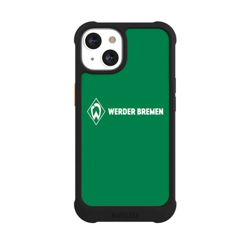 Apple iPhone 13 NIVOmax Werder Bremen Schriftzug Raute Grün