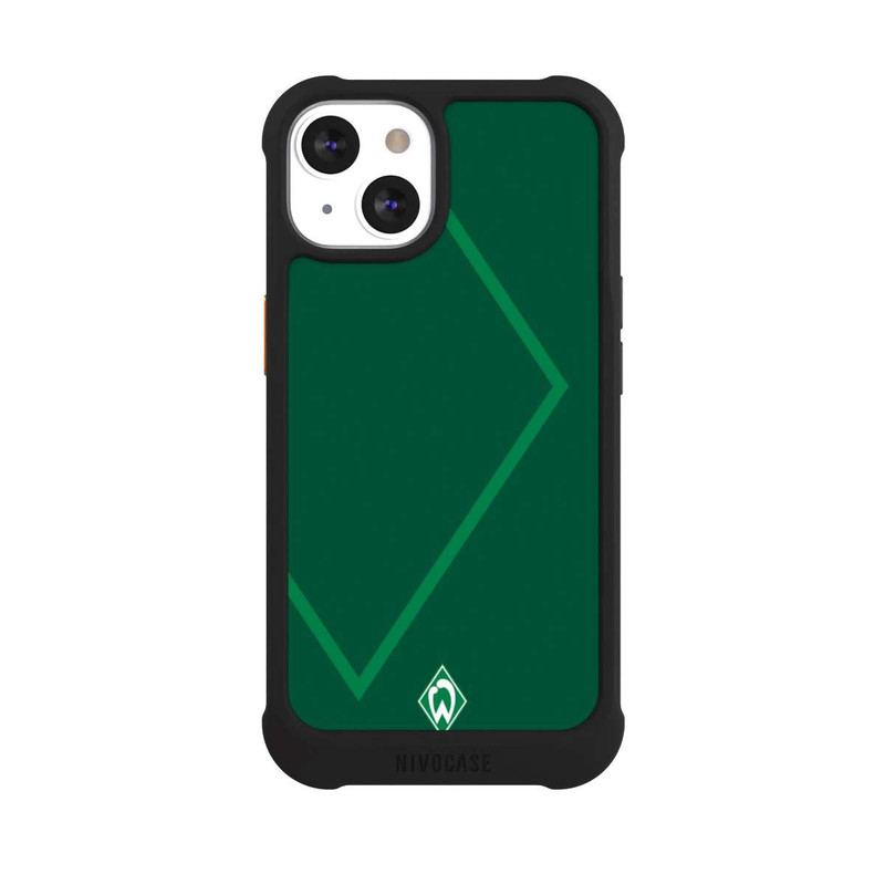 iPhone 13 NIVOmax Werder Green Diamond-shaped element