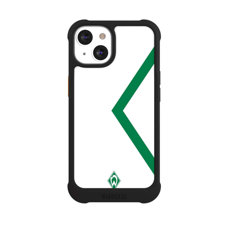 iPhone 13 NIVOmax Werder Bremen diamond-shaped green