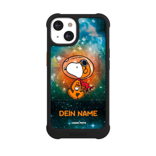 Apple iPhone 13 NIVOmax Snoopy Voyageur de l'espace Personnalisable