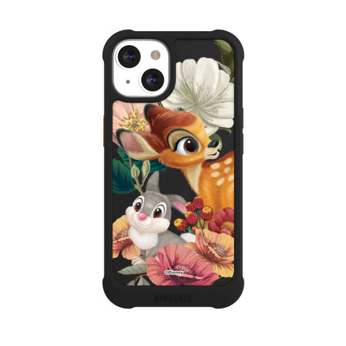 Apple iPhone 13 NIVOmax Bambi und Klopfer Blumen Transparent