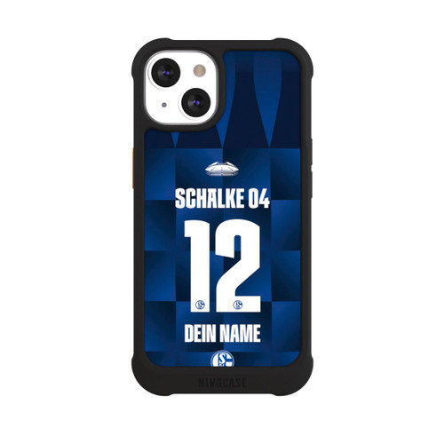 Apple iPhone 13 NIVOmax Schalke 04 Trikot Personalisierbar 26-27