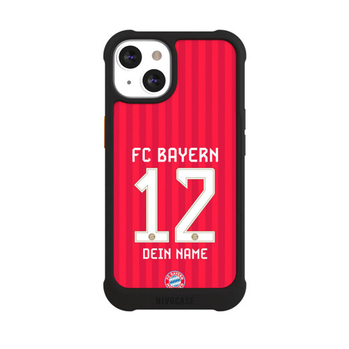 Apple iPhone 13 NIVOmax FC Bayern München Trikot Personalisierbar 26-27