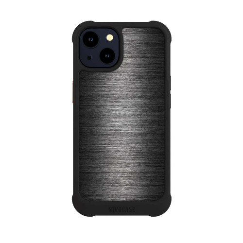 Apple iPhone 14 NIVOmax Metal Look Anthracite