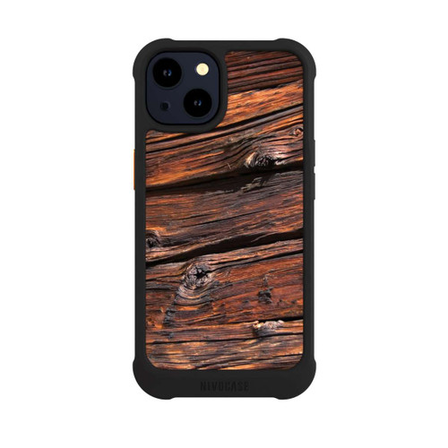 Apple iPhone 14 NIVOmax Verwitterte Holzplanken
