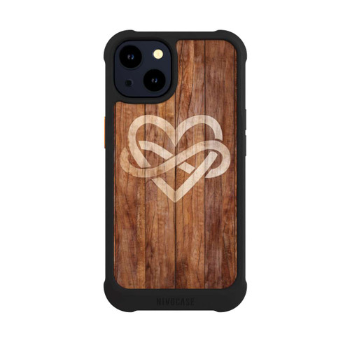 Apple iPhone 14 NIVOmax Heart wood