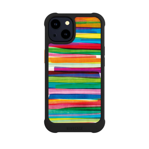 Apple iPhone 14 NIVOmax Bunte Streifen1