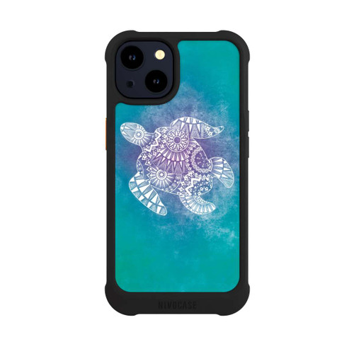 Apple iPhone 14 NIVOmax Mandala Schildkröte